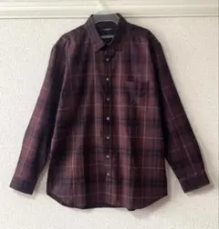 美品‼︎ BURBERRY LONDON 長袖シャツ チェック柄 ブラウン L