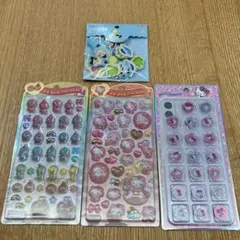 モンチッチ　キティ　うるちゅる　おはじき　シール