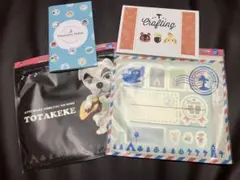 あつ森　一番くじ　ステーショナリーアソート2種　ステッカー2種　4点セット