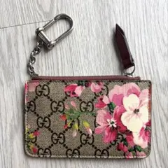 【希少】GUCCI グッチ コインケース ブルームス 花柄 キーリング