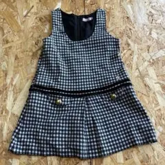 ミキハウス チェック柄 ワンピース 110cm
