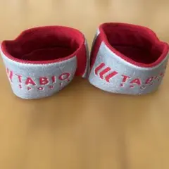 TABIO アンクルサポーター シルバー/レッド