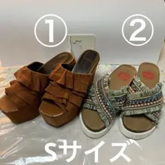ミュール、サンダルEMODA、その他1計2点セット
