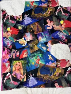 ディズニープリンセス 総柄 生地