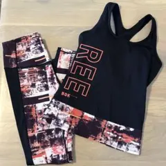 【美品】Reebok ヨガ・トレーニングウェア　Mサイズ 上下セット
