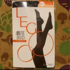 旧品 レガルトREGART 着圧タイツ 30D M-L ブラック ゾッキタイプのサムネイル