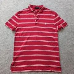 POLO RALPH LAUREN ボーダーポロシャツ レッド Sのサムネイル