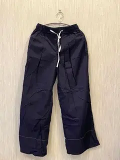 試着のみ　SNIDEL スナイデル　ウエストゴムバリエパンツ　NAVYのサムネイル