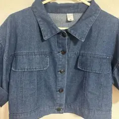 デニムジャケット Mサイズ クロップド丈