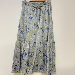 ❤️上品スカート❤️クチュールブローチ フレアスカート ロングスカートMサイズ