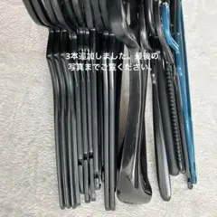 まとめ売り: プラスチック製衣類ハンガー×20本　黒　藍色　スーツ用あります