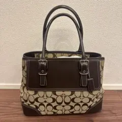 COACH トートバッグ ブラウン/ベージュ