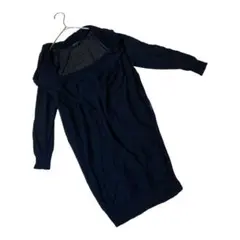 【即日配送】theory セオリー　シースルー　ドレープ　ニット　カットソー　M