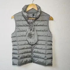 【美品✨】ユニクロ UNIQLO ウルトラライトダウン ベスト ライトグレー L