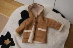 ZARA ブラウン ムートンコート