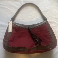 【新品未使用】　ハンドバッグ　かばん　ショルダー　2way ワインレッド