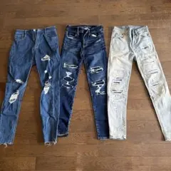 American Eagle スキニーデニム 6本セット ヤリラフィー American Eagle スキニーデニムパンツ 6本+1本セット ヤリラ - メルカリ