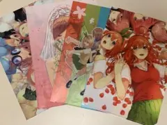 【中古】クリアファイル 五等分の花嫁 A4クリアファイルセット(4枚組)
