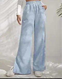 SHEIN♡コーデュロイパンツ　スリット入り　XS