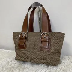 COACH コーチ ハンドバッグ ワンショルダー シグネチャー F12310