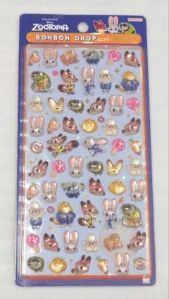 ボンボンドロップシールmini ズートピア