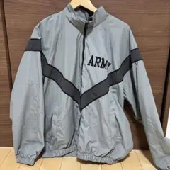 U.S.ARMY 米軍 APFU トレーニングジャケット グレー リフレクト