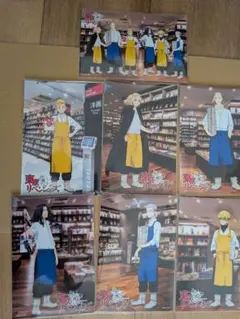 東京リベンジャーズ 2022年TUTAYAコラボカフェポストカード 7枚セット