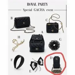 ROYAL PARTY ノベルティ リップケース ショルダー ミラー　新品