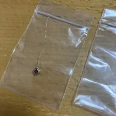 新品未使用18K ガーネット　アメリカン　ピアス