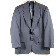 【L】ストライプ テーラードジャケット ウールジャケット フォーマル 会社 通勤