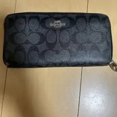 COACH シグネチャー ラウンドファスナー 長財布