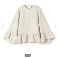 ballsey フレア　フリル　ペプラム　ブルゾンのサムネイル