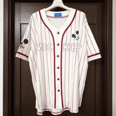 超美品】ディズニー ベースボールシャツ 野球ユニフォーム 海外限定