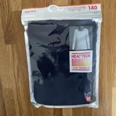 新品未開封☆ユニクロHEATTECH 長袖インナー 140 ネイビー