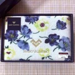 新品未使用　Mario Valentino バスタオル 花柄　日本製のサムネイル