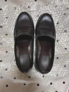 HARUTA ブラウン レザー ローファー 24cm EEE