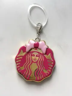 キーホルダー チャーム ピンク　アンブレラマーカーのサムネイル