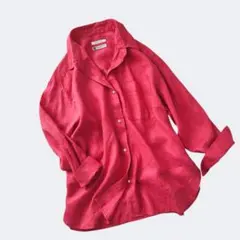 Simplicité European Flax リネン100% ローズ シャツのサムネイル