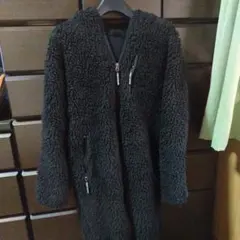 FIRST DOWN フリースジャケット ブラック