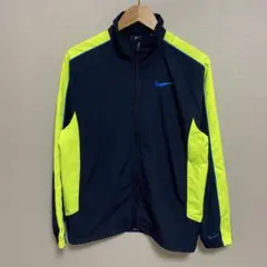 【L432】 NIKE ナイロンジャケット サイズM ネイビー