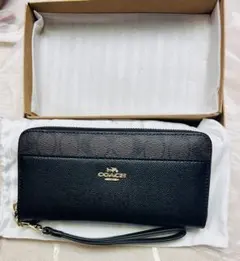 COACH ブラックレザー 長財布即購入okです