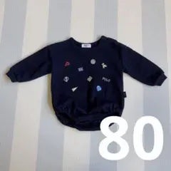 POLO Baby ロンパース ネイビー 80cm
