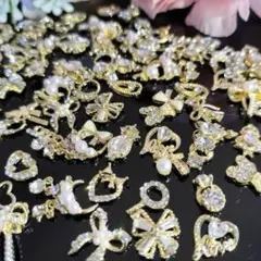 ネイルパーツ　キラキラ　ネイルジュエリー　デコパーツ　金属パーツ