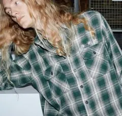 【新品未開封】 GDC Flannel Shirt グリーン Ｓサイズ