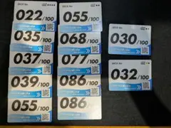 ポケモンカード　スタートデッキ100 ナンバーカード