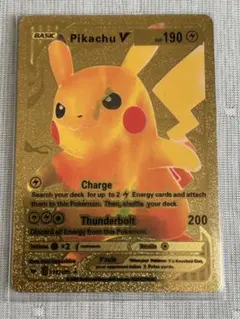 け*ん様 海外版 ポケモンカード Pikachu VMAX ゴールド仕様 - メルカリ
