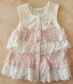 クーラクール　90サイズ トップス うさぎ刺繍