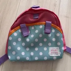 BEAMS DESIGN 水玉リュック 小型 ベビー
