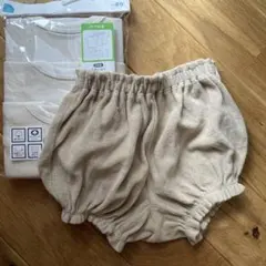 【未使用】ユニクロ　エアリズム　パンツ 60〜80cm、肌着3枚セット　80cm