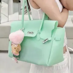 kiikii jelly bag ジェリーバッグ ゼリー バック ミントグリーン
